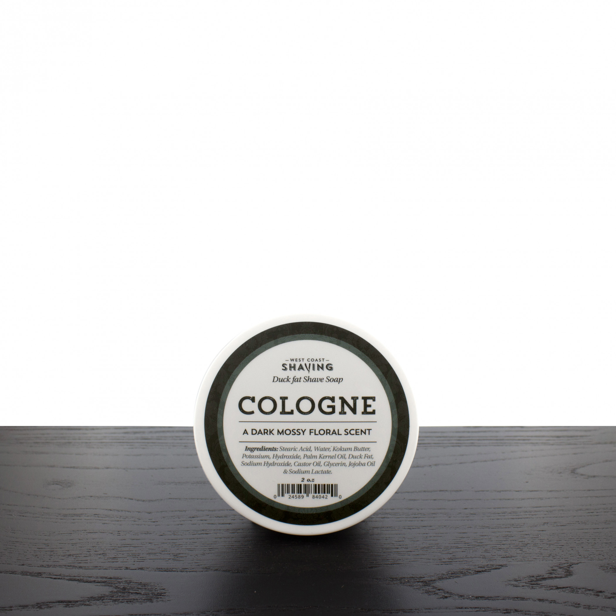 Product image 0 for WCS Duck Fat Shaving Soap, Cologne, 2 oz